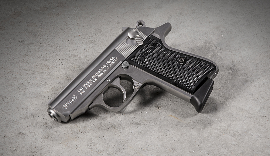 The Walther PPK/S in Stainless is a legendary icon. 