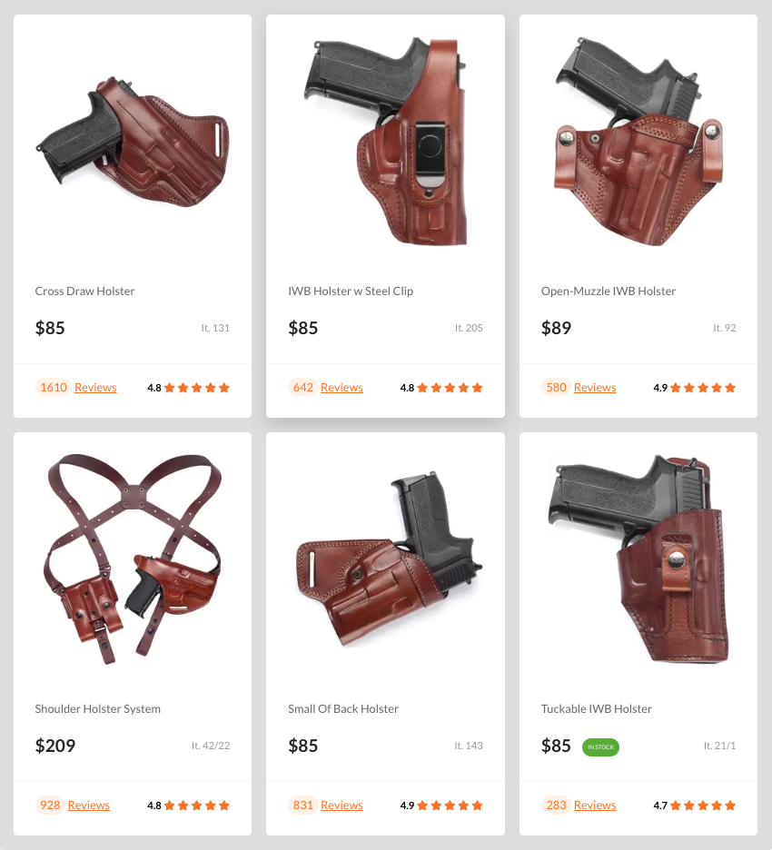 WALTHER PD380 HOLSTER OPTIONS – www.