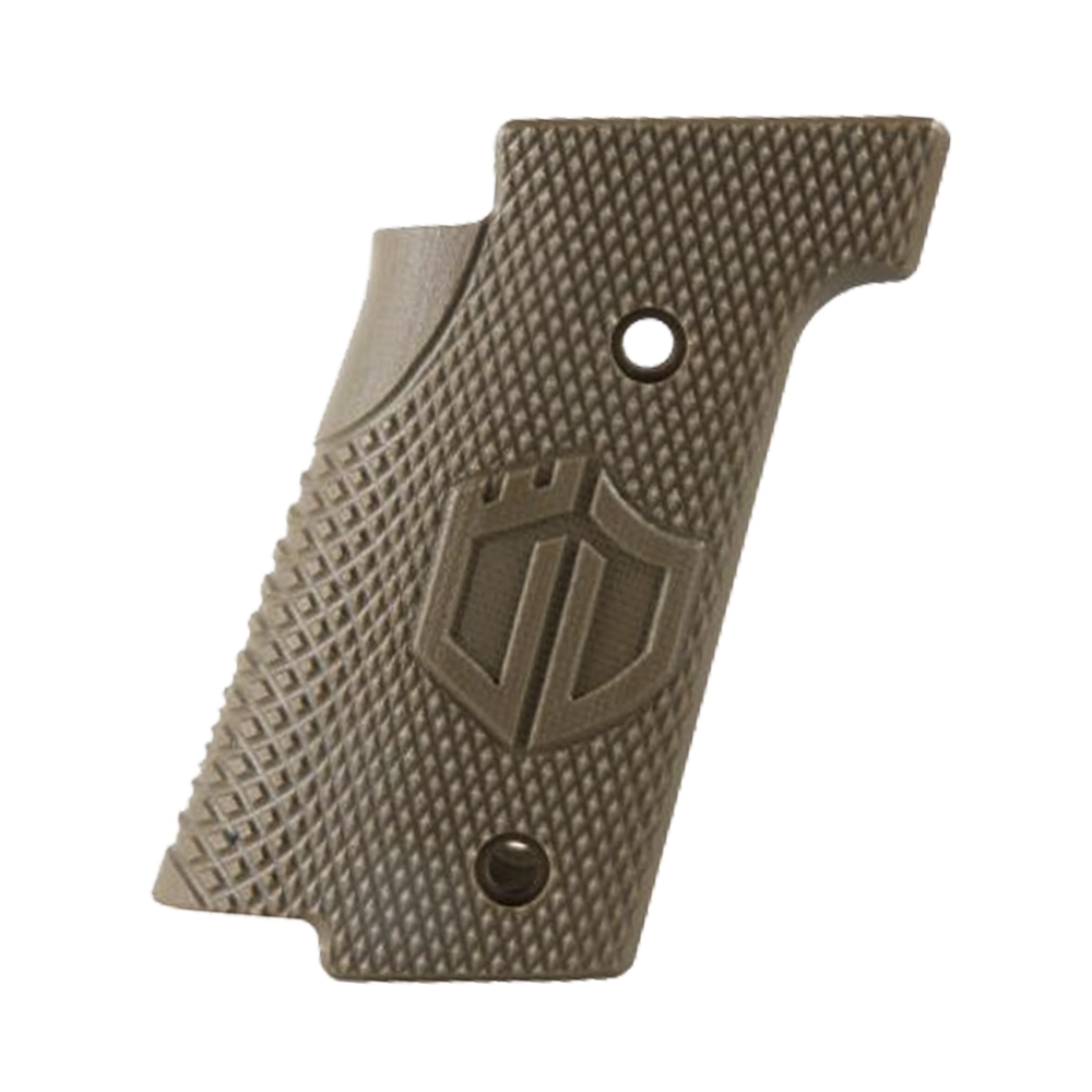 5132111 OD Green Walther Q-Series Steel Frame Checkered G10 Grips for Q4 and Q5 SF Models By LOK Grips