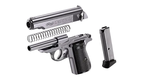 PP 3.9” Stainless 7RD .380 ACP 5