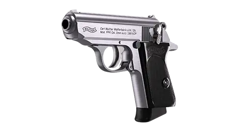 PPK 3.3" Stainless 6RD .380 ACP 2
