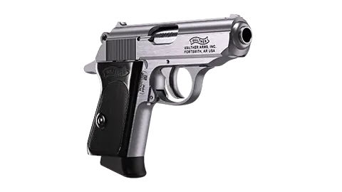 PPK 3.3" Stainless 7RD 32 ACP 0