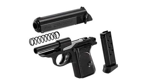 PPK 3.3" Black 7RD 32 ACP 5