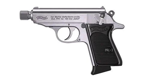 PPK SD 3.3" Stainless 7RD 32 ACP 3