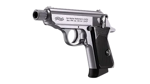 PPK SD 3.3" Stainless 7RD 32 ACP 2
