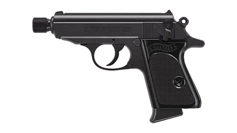 PPK SD 3.3" Black 7RD 32 ACP 3
