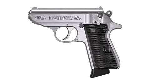 PPK/S 3.3" Stainless 7RD .380 ACP 3