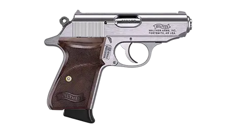 PPK/S 3.3" Stainless Walnut 7RD .380 ACP