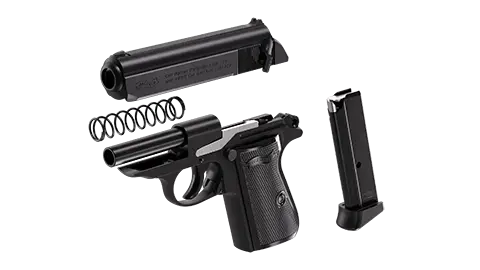 PPK/S 3.3" Black 7RD .380 ACP 5