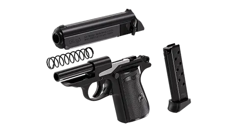 PPK/S 3.3" Black 8RD 32 ACP 5