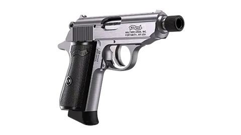 PPK/S SD 3.3" Stainless 8RD 32 ACP 0