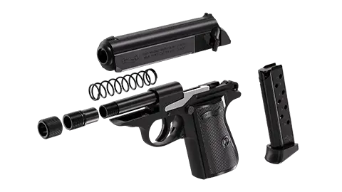 PPK/S SD 3.3" Black 8RD 32 ACP 5