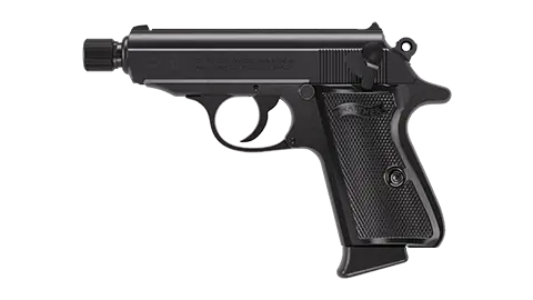 PPK/S SD 3.3" Black 8RD 32 ACP 3