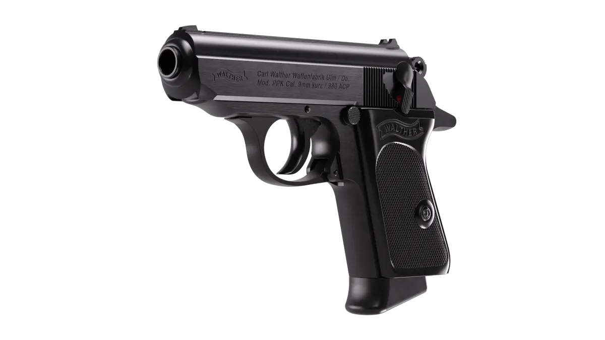 PPK 3.3" Black 6RD .380 ACP