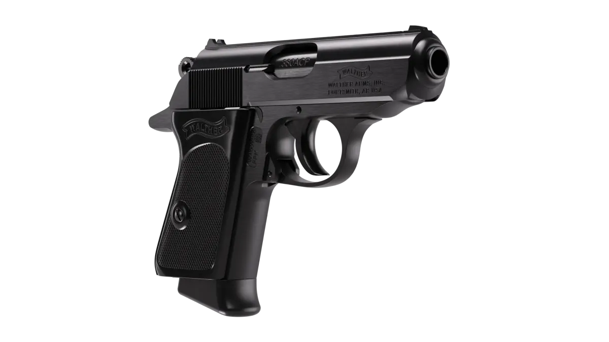 PPK 3.3" Black 6RD .380 ACP