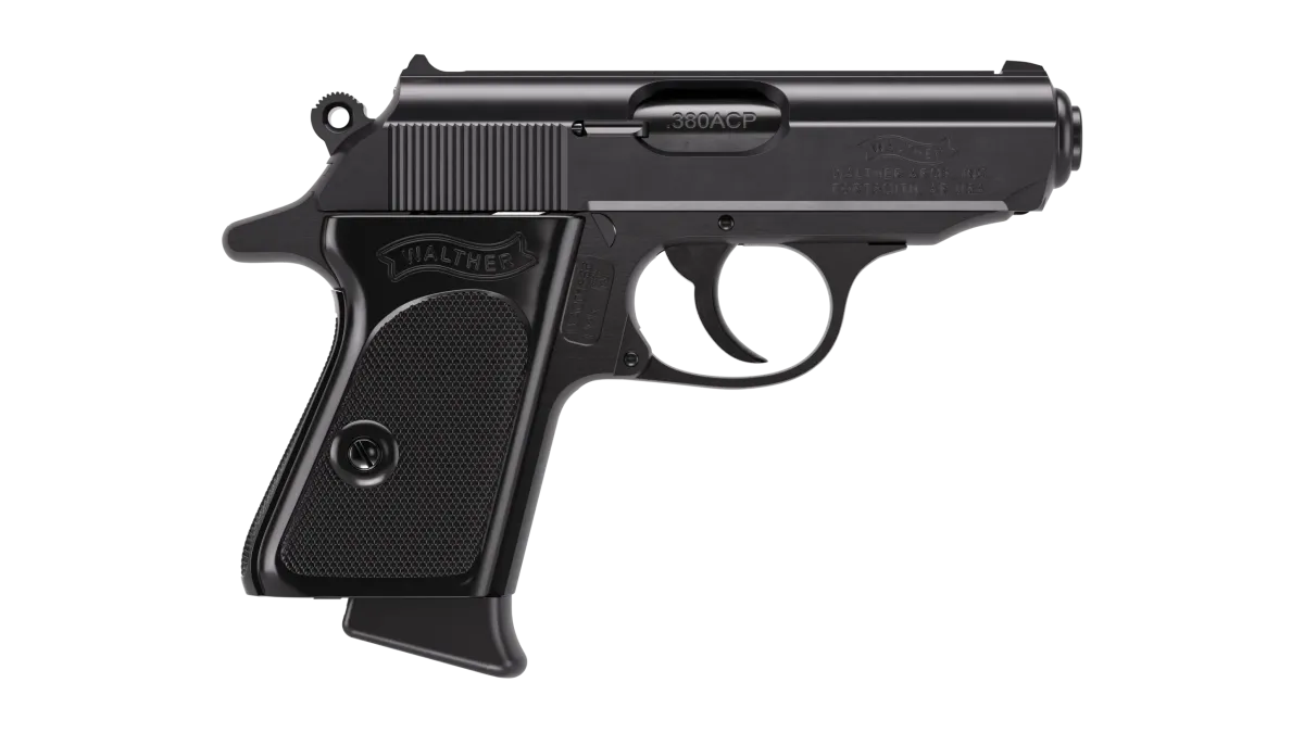 PPK 3.3" Black 6RD .380 ACP
