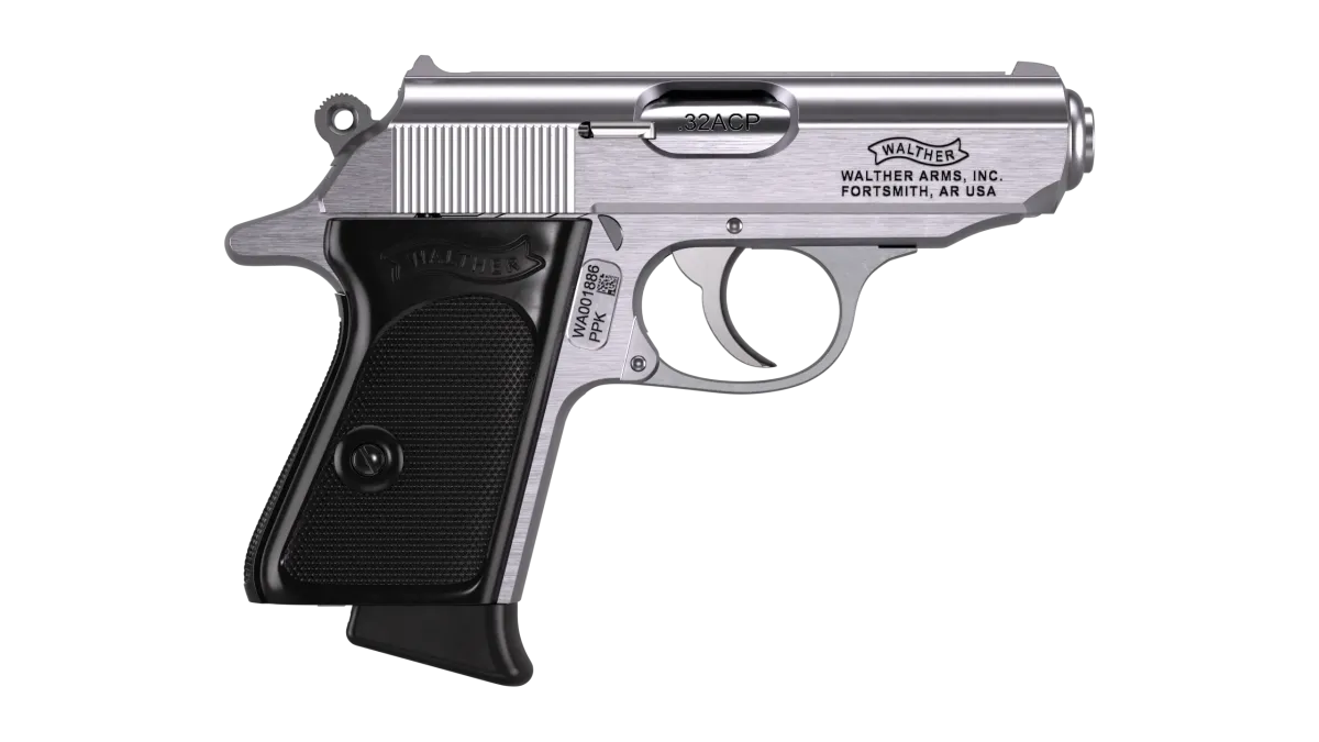 PPK 3.3" Stainless 7RD 32 ACP