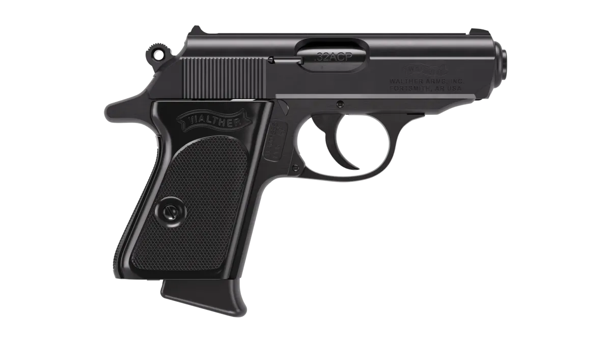 PPK 3.3" Black 7RD 32 ACP
