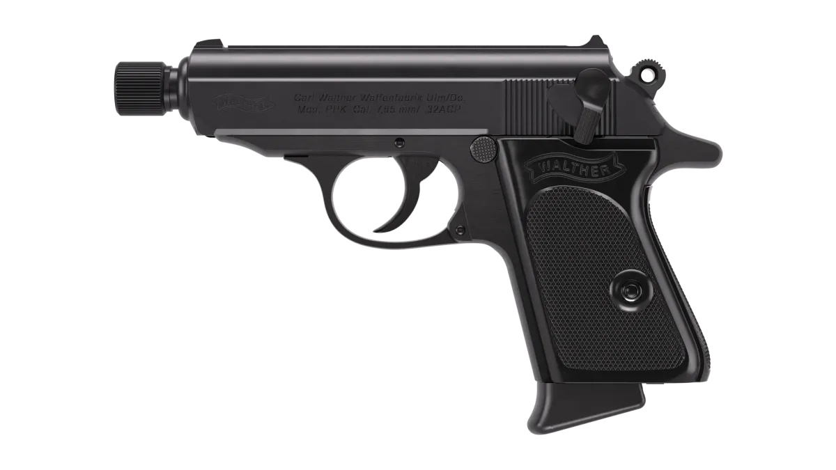 PPK SD 3.3" Black 7RD 32 ACP