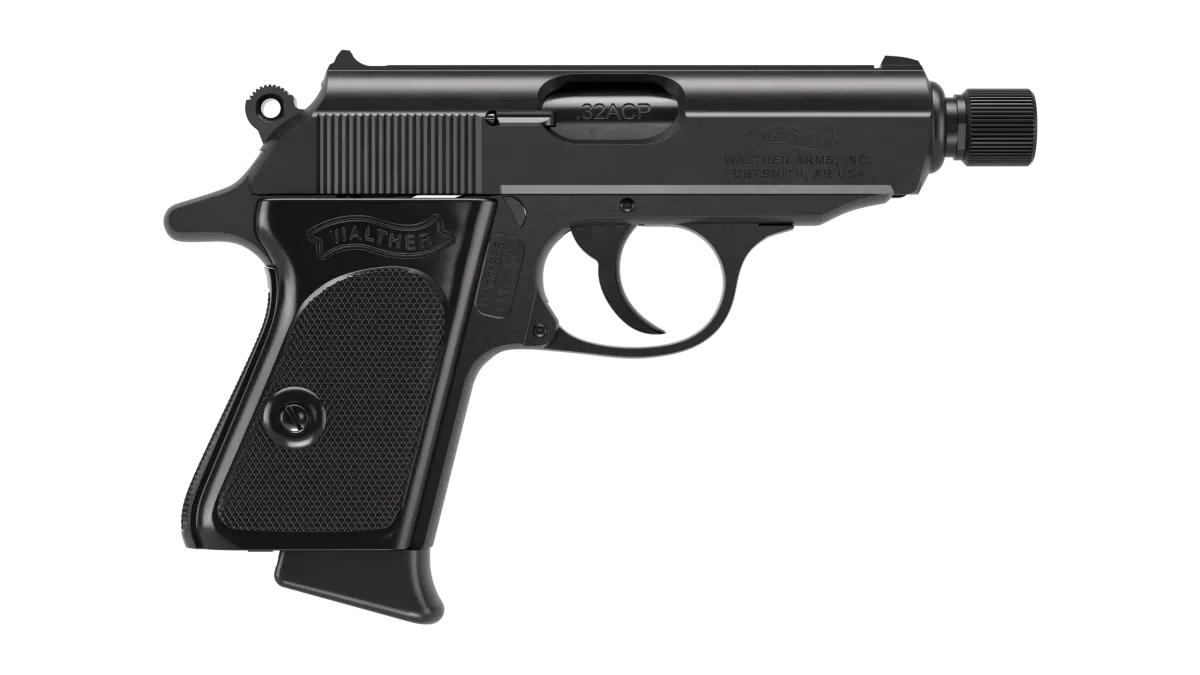PPK SD 3.3" Black 7RD 32 ACP