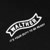 Walther Minimalist T-Shirt Slim-Fit (Black)
