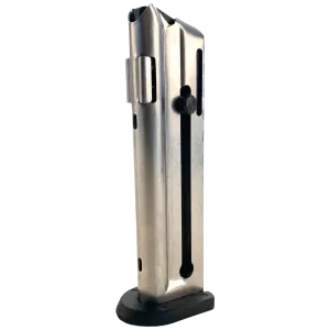 Walther P22 .22LR 10-Round Magazine (Without Ergonomic Finger Rest) – Nickel Finish – Genuine OEM Factory Magazine