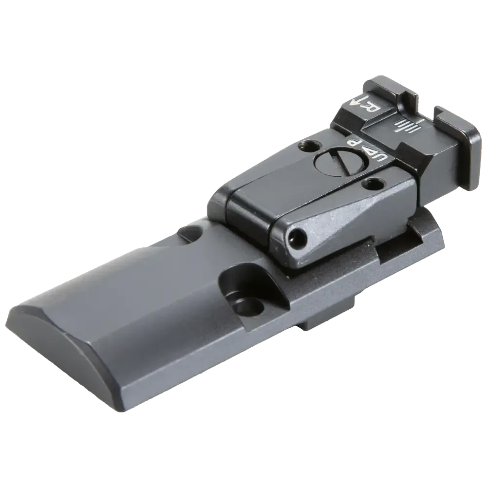 Q-Series Serrated Rear Sight Plate