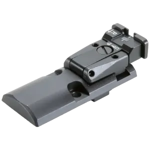 Q-Series Serrated Rear Sight Plate
