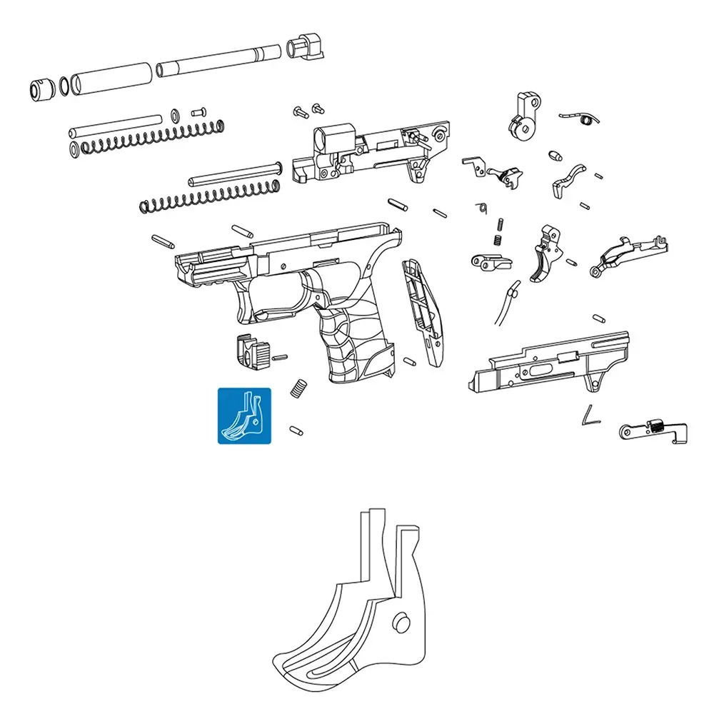P22 / PK380 MAGAZINE CATCH