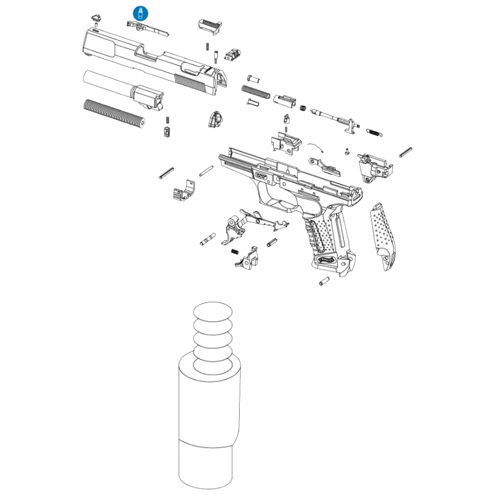 Extractor Plunger Assembly P99 PPQ