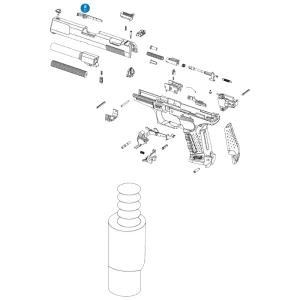 Extractor Plunger Assembly P99 PPQ