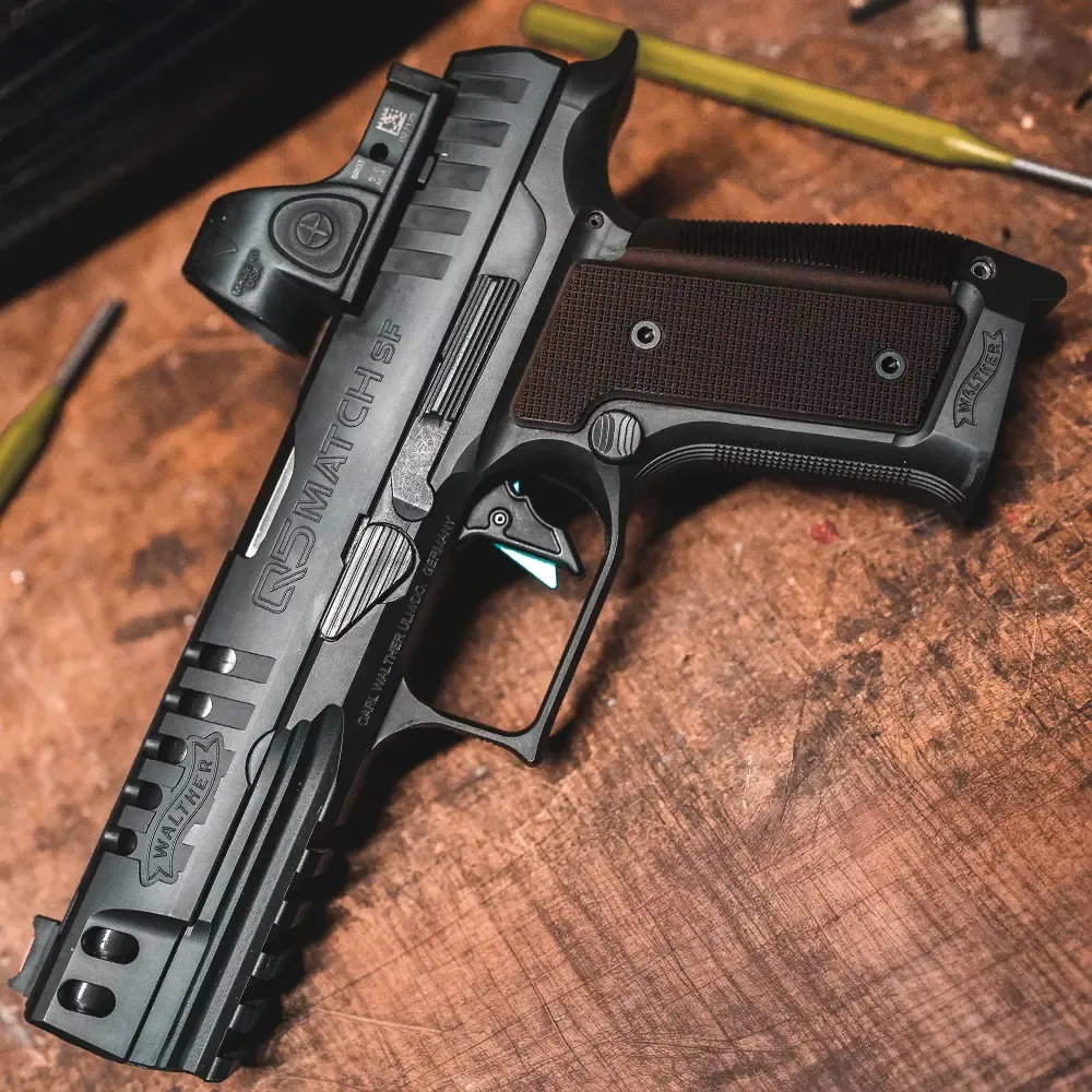 Q-Series Steel Frame Aluminum Grip Panel - Dark Brown