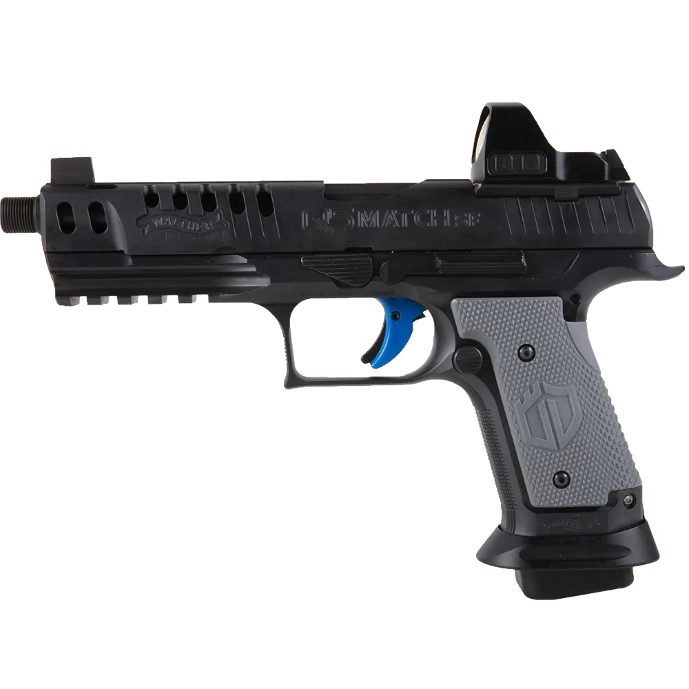 5132113_Gray Walther Q-Series Steel Frame Checkered G10 Grips for Q4 and Q5 SF Models By LOK Grips_GunSide