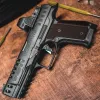 Q-Series Steel Frame Aluminum Grip Panel - Dark Brown