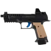 5132116_FDE Walther Q-Series Steel Frame Checkers Thin Bogies G10 Grips for Q4 and Q5 SF Models By LOK Grips-GunSide