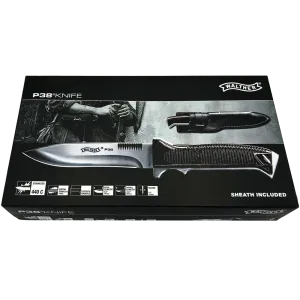 Walther P38 Drop Point Fixed Blade Knife 