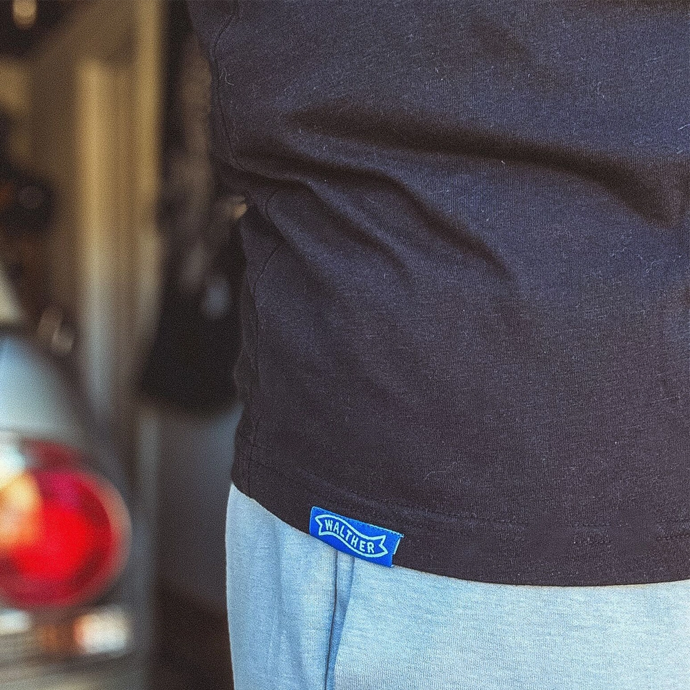 Walther Minimalist T-Shirt Slim-Fit (Black) 8