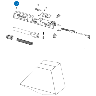 PDP Front Sight 4.9MM 0