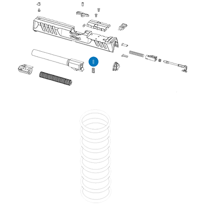 PDP/PPQ Safety Plunger Spring