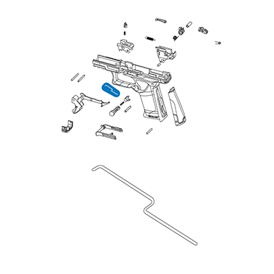 Slide Stop Lever Spring , PDP