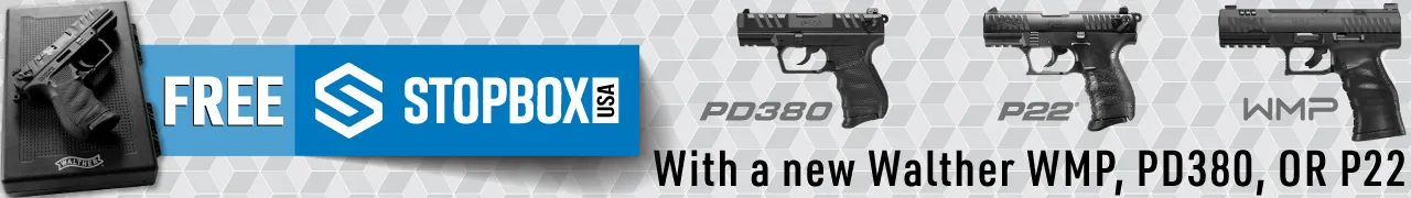 Free Stopbox with any new PD380, P22 or WMP