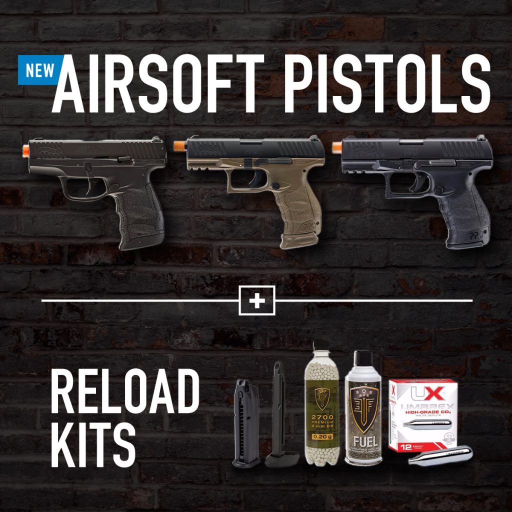 Practice your Handgun skills with Airsoft Pistols from Umarex