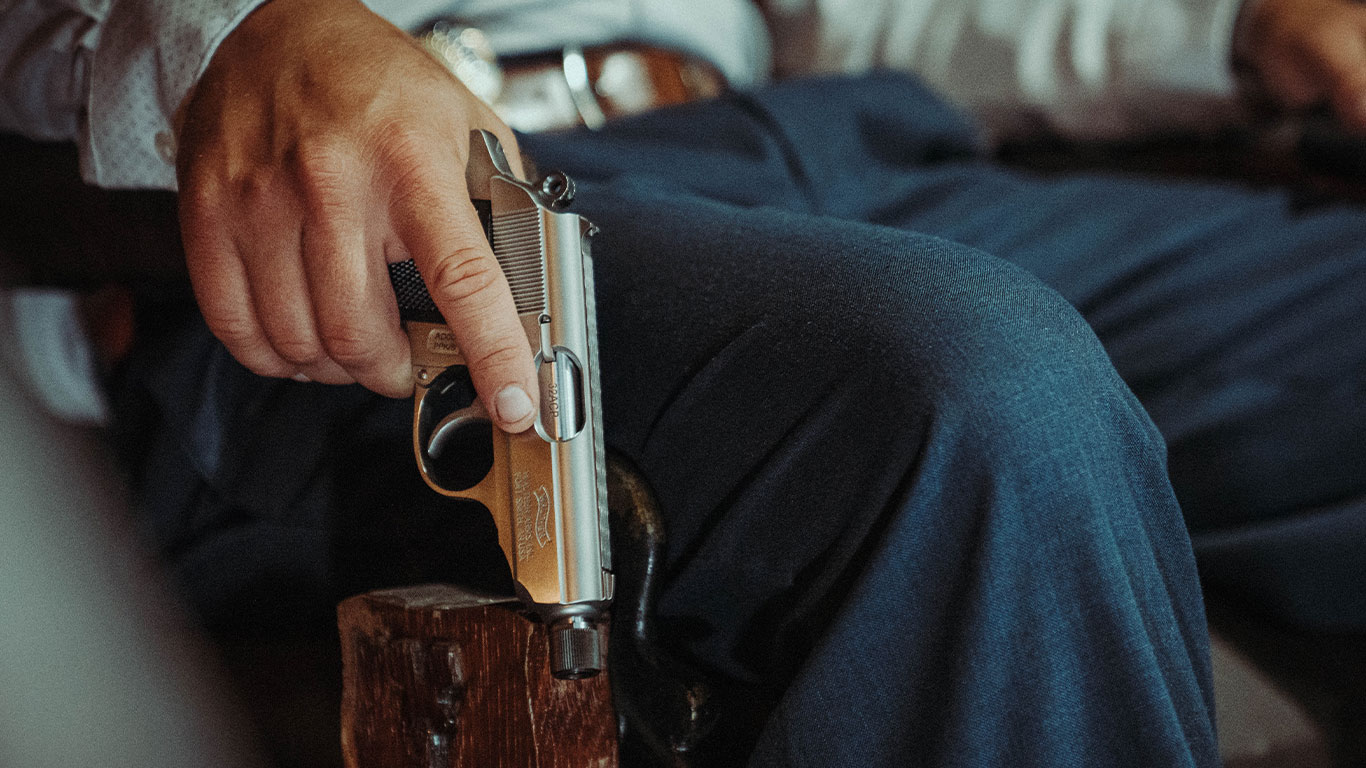 Walther PPK/S SD retains the classic fixed-barrel semi-auto design originally patented by Carl Walther, a feature that has long set this firearm apart for its accuracy and reliability.